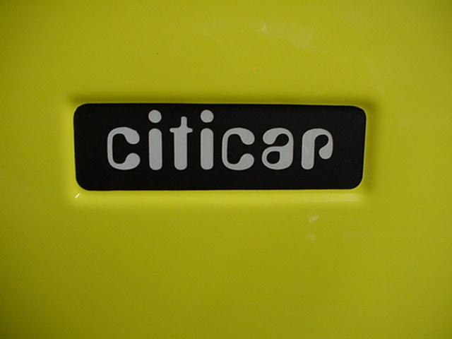 Car's name badge - reproduction from Outlaw Graphics Brookings, SD